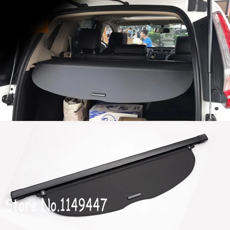 Alumimun Alloy and Fabric Black Interior Trunk Shade Cargo Cover For Honda CRV CR V 2017 2018 ... Alumimun Alloy and Fabric Black Interior Trunk Shade Cargo Cover For Honda CRV CR V 2017 2018 ...