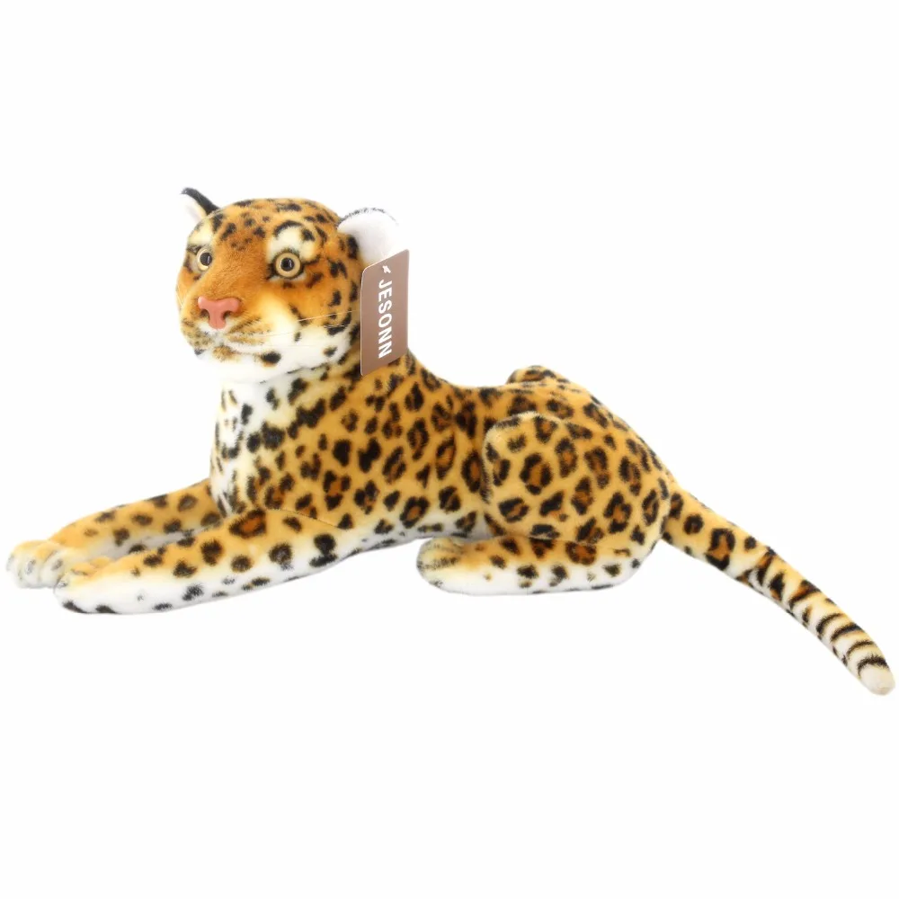 JESONN реалистичные большие мягкие животные игрушки Гепард плюшевые Леопард для детей подарки на день рождения