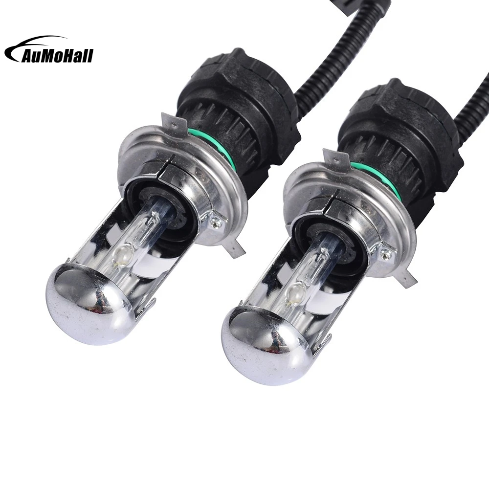 1 Pair H4 HID Xenon Bulbs 55W 10000K Car Light Source Headlight Parking Replacement Xenon HID