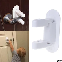 Детский безопасный замок, дверной рычаг, для дома, для новорожденных, для детей, защита дверей, ручка, универсальная, на клейкой основе, совместима с профессиональными