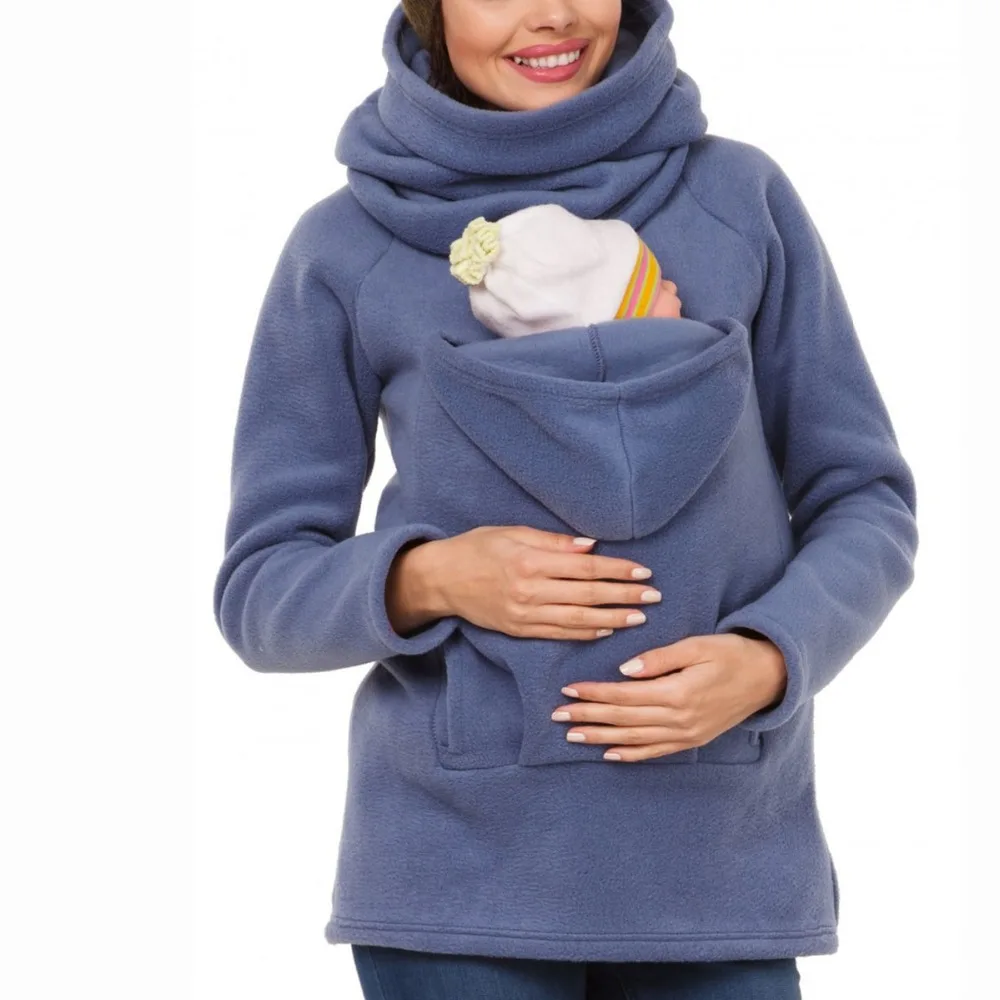 

Maternity clothing pregnancy multifunctional parenting women mother pullover hoodies autum winter coat warm pregnant Sweatshirts