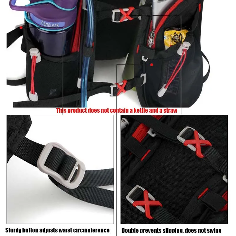 LOCAL León 5L correr impermeable mochila correr Trail Running bolsa ligero maratón deporte mochila 3 colores No bolsa de agua