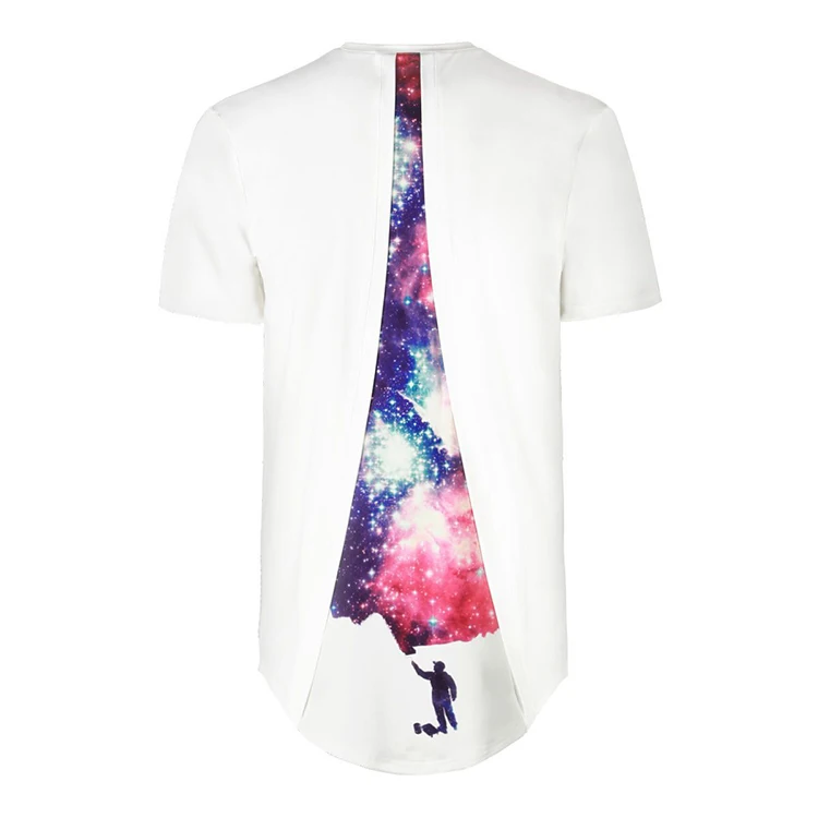 3D печать нарисовать Galaxy Sky Футболки для девочек хип-хоп Модные топы