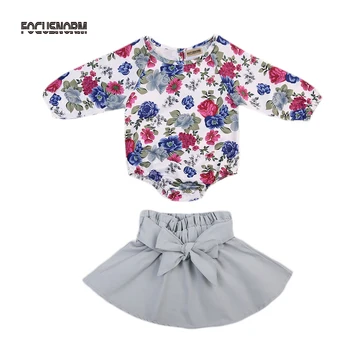 

BabyGirl Playsuit Romper Flower Dress Newborn Infant Jumpsuit Clothes Outfit Set