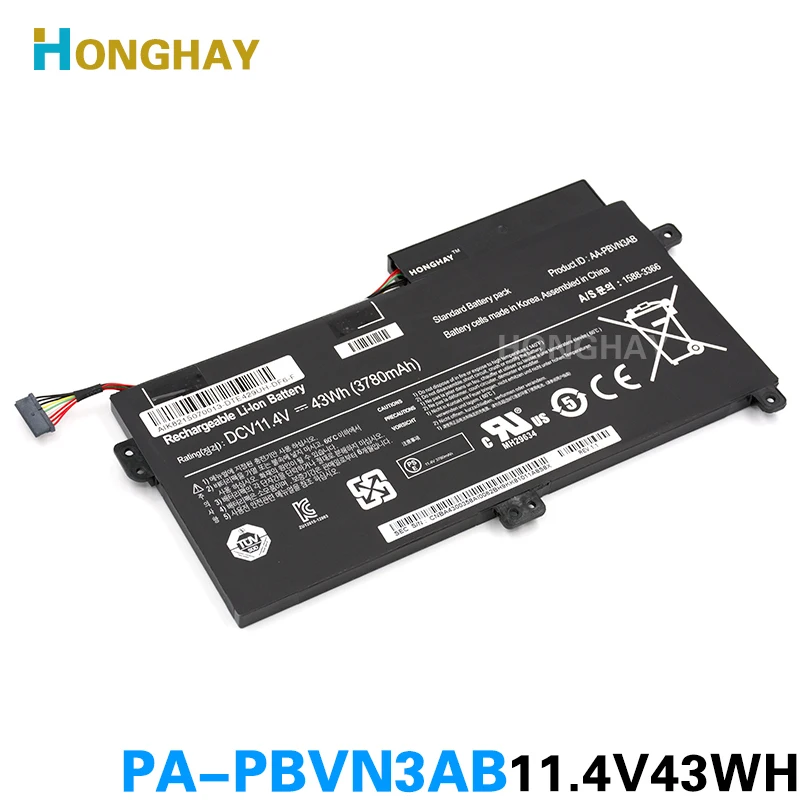 HONGHAY AA-PBVN3AB ноутбук Батарея для SAMSUNG NP370R4E NP370R5E np450r5e Np470 Np510 NP370R4E-A03 NP370R5E-S04