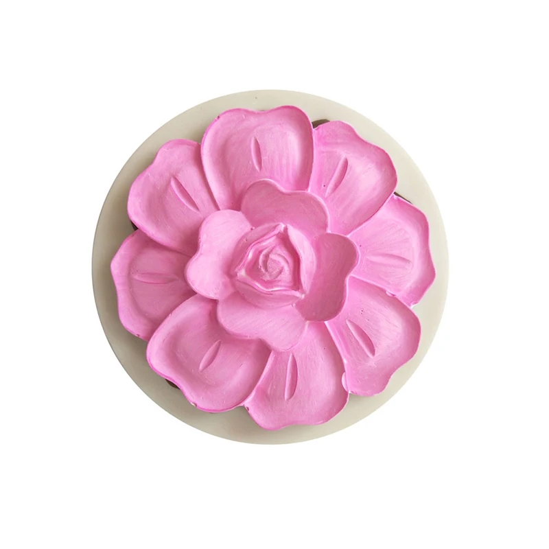 

Best Selling Gray three-dimensional flower-shaped Silicone Mold Fondant Cake Decoration DIY Cake Decoration Mold