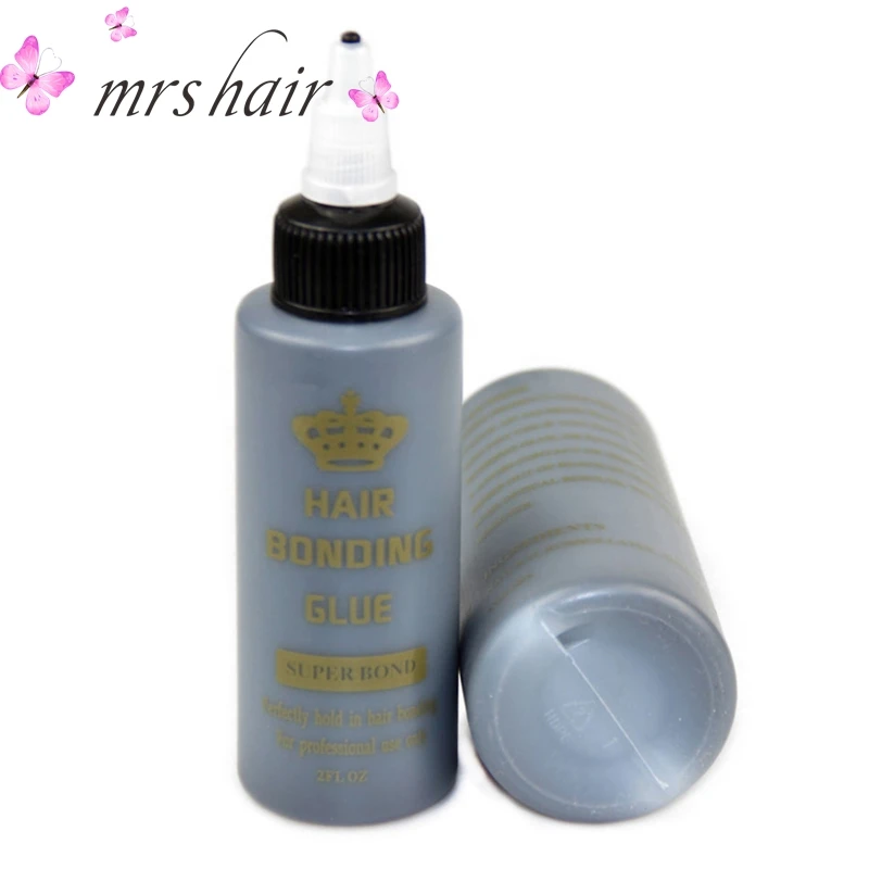 White Virgin Hair Weft Bonding Glue Adhesives 2oz Adhesives Glue Hair Wefted Bond Adhesives For Salon Professional Use Only
