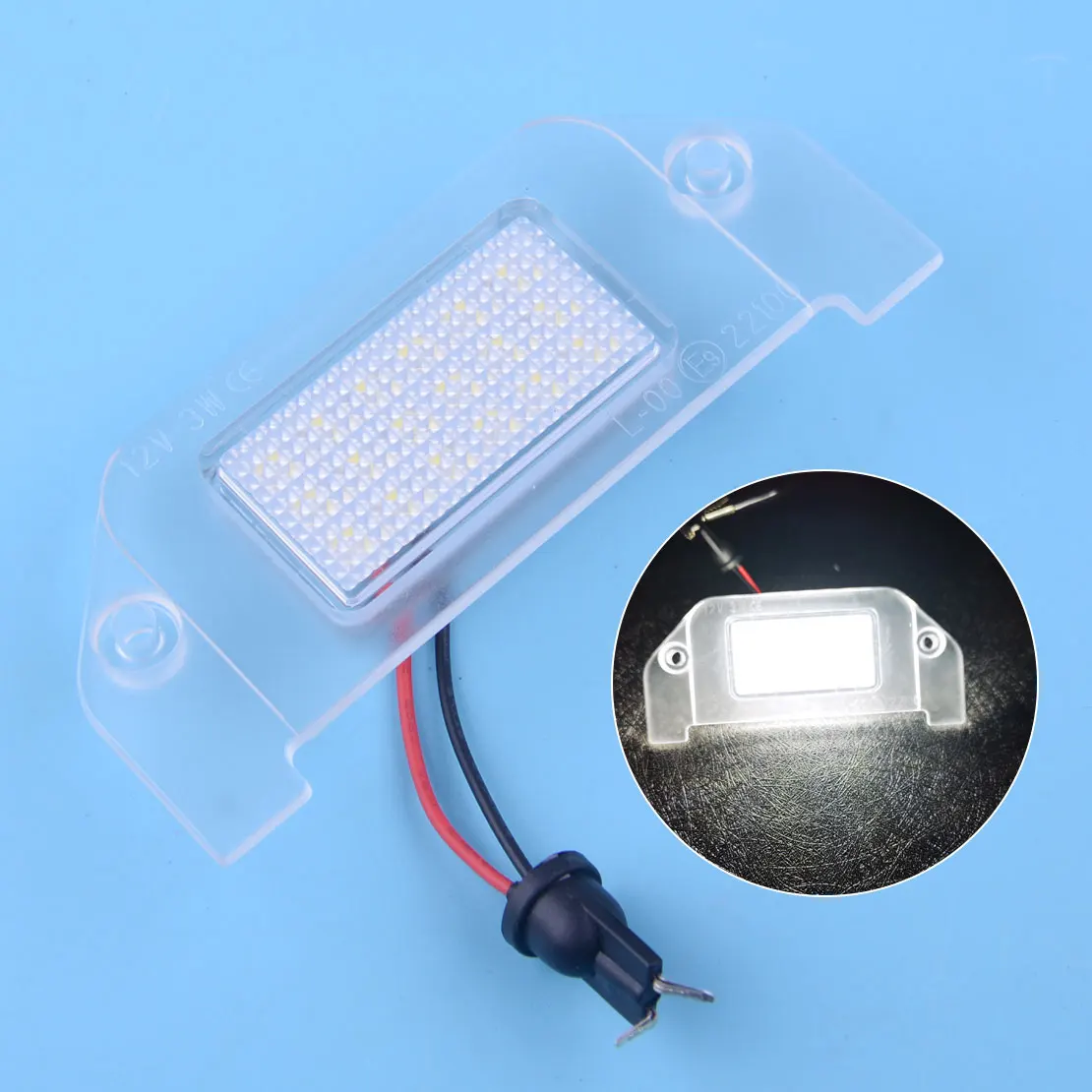 

18 LED 12V 3W White Rear Number License Plate Light Lamp Fit for Dodge Charger Challenger Dart Avenger Magnum