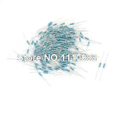 

200Pcs 6.8K Ohm 1/2W 5% Through Hole Metal Film Resistor Resistance