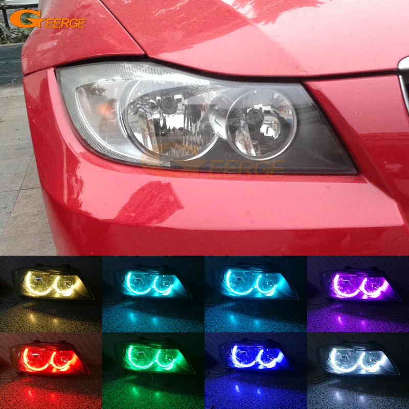 For BMW E90 E91 330i 325i 328i 335i 2005 2008 Halogen headlight C Shape