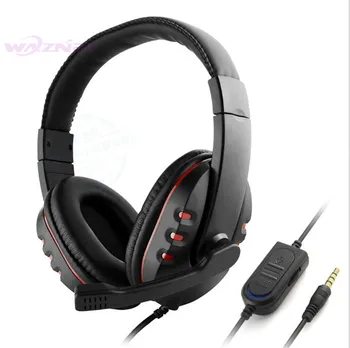 

Wired 3.5mm Headset Headphone Earphone Music Microphone For xbox one PS4 Game For Mobile Phones Tablet PC Universial