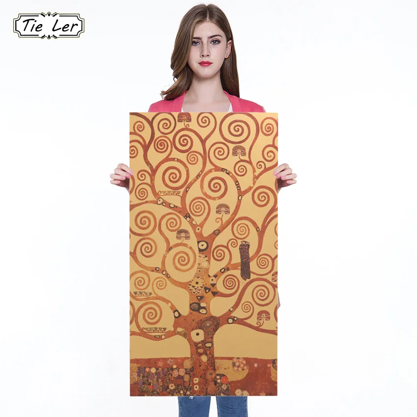 

The Tree of Life Poster Nostalgic Vintage Kraft Paper Posters Home Decoration Poster Wall Art Craft