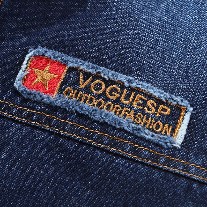 AFS JEEP 2019 New Fashion Denim jacket men streetwear stand collar zipper casual mens jeans jackets coat jaqueta masculina