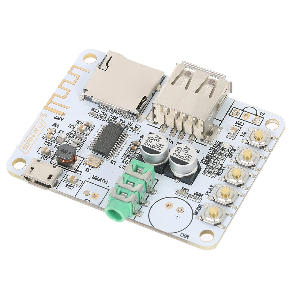 USB DC 5V Bluetooth 2 1 плата аудиоресивера беспроводной стерео музыкальный модуль со