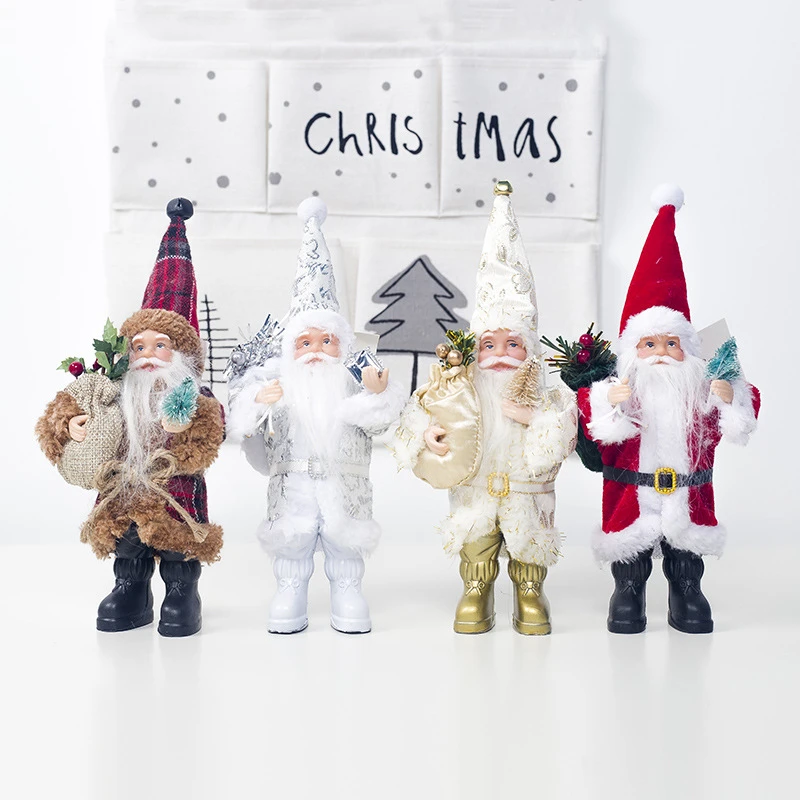 Merry Christmas мини кукла Санта декор для мальчиков и девочек комната счастливого Нового года Navidad Natal рождественские украшения для дома Noel вечерние подарки