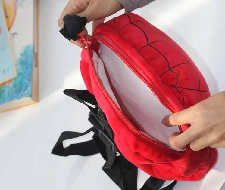 1 шт. 30 см мультфильм герой Человек-паук плюшевые рюкзаки для студентов на открытом воздухе мягкая сумка на плечо игрушка для мальчика подарок