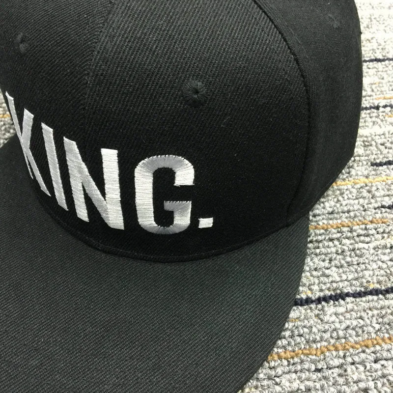 Sweetheart KING GUEEN Letter Cap Lovers Embroidered Adjustable Baseball Hat Unisex Creative Fashion Outdoor Snapback Cap CP0052 (5)