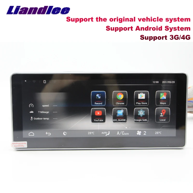 Clearance Liandlee Car Multimedia Player NAVI For Mercedes Benz MB GLA Class X156 2014~2018 CarPlay Adapter Radio Stereo GPS Navigation 14