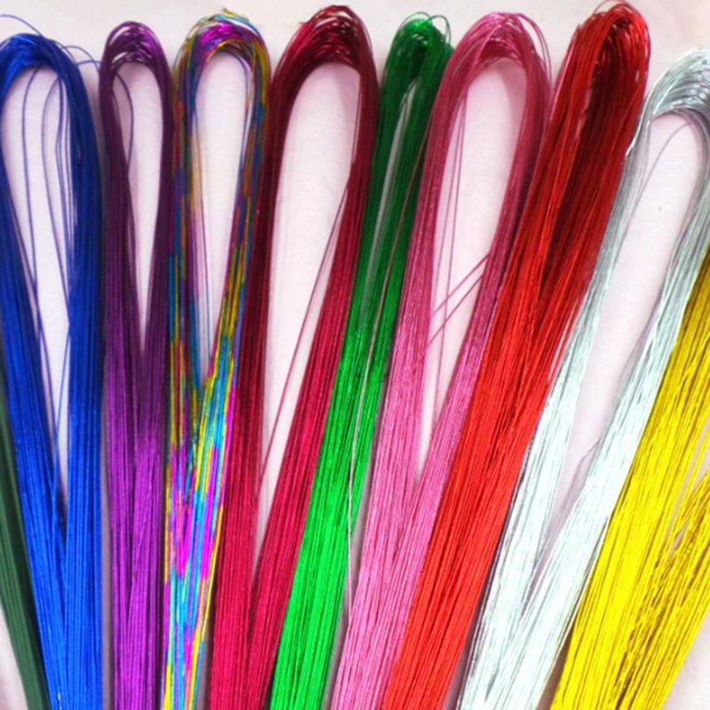 50pcs/lot 22 Mix Colors Iron Wire For Nylon Stocking Flower DIY
