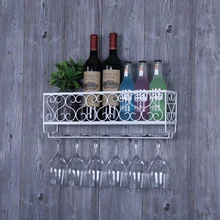 1 шт. держатель бокалов вверх дном стеклянная полка Винный Стеллаж Красный Держатель винного бокала настенная подвесная полка для вина украшения wx8071550