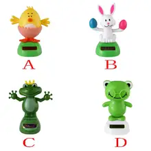 Новое прибытие на солнечных батареях танцы мультфильм качающийся анимированный поплавок Танцующая игрушка автомобиль Декор для украшения и оформления автомобиля для smart fortwo