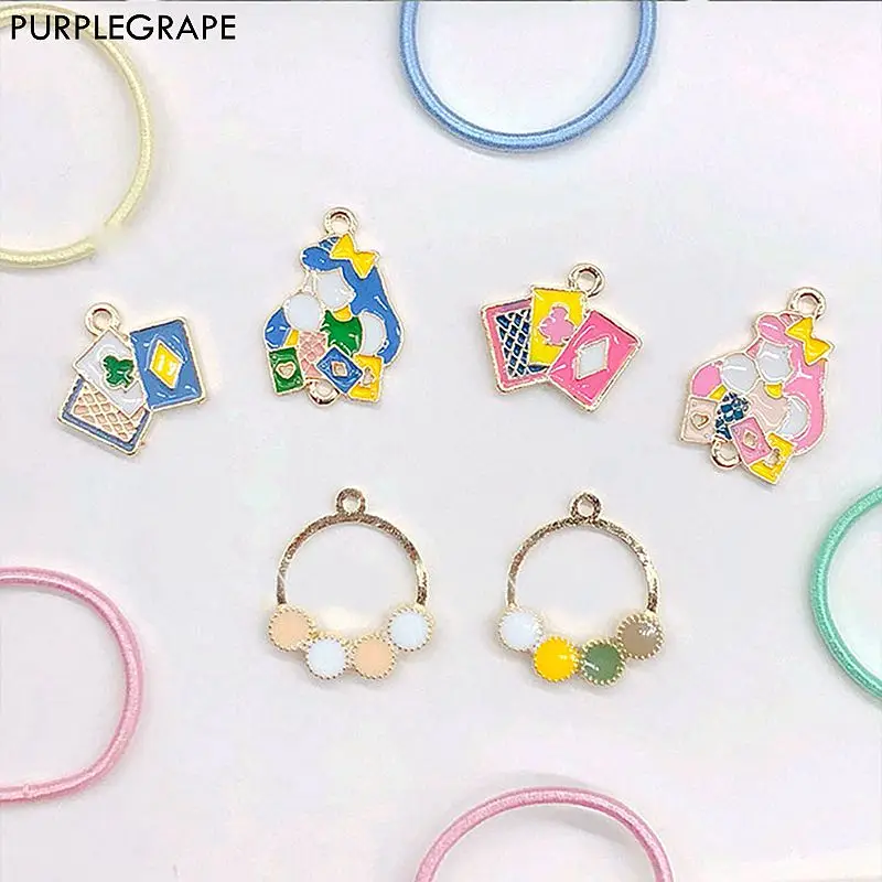 

6pcs Fairytale Alloy Earrings Pendant DIY Jewelry Accessories Handmade Materials