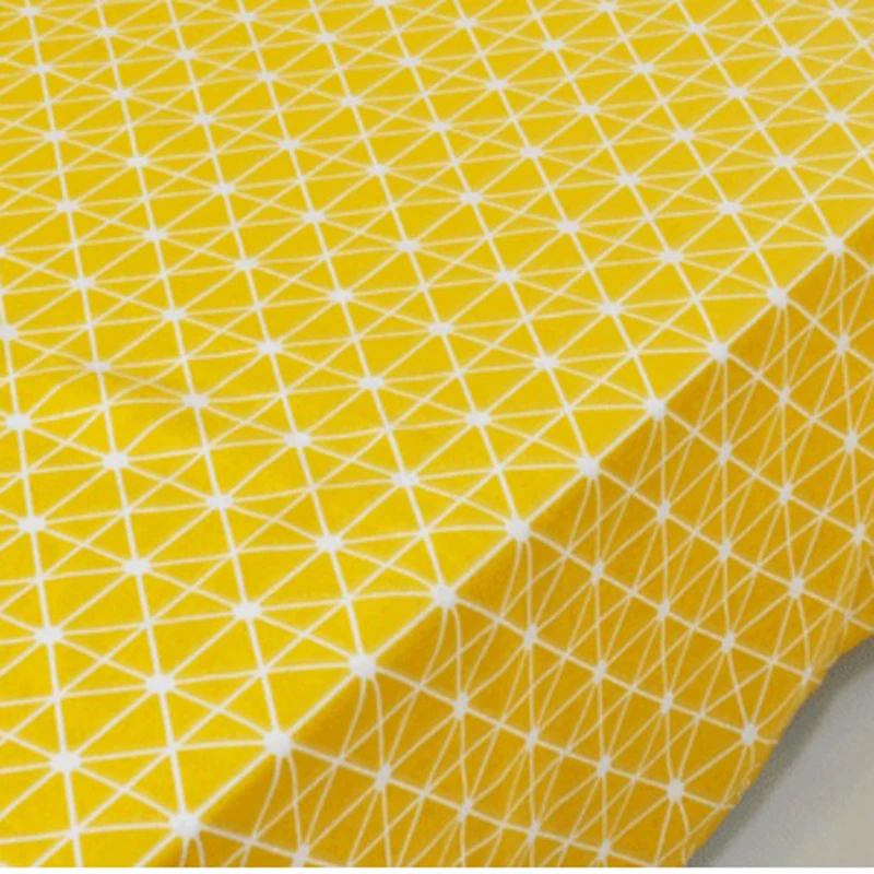 Nordic Style Yellow Plaid Print Multifunctional Rectangle nappe Linen Table Cloth Cover Tablecloth Home Decoration tablo saias
