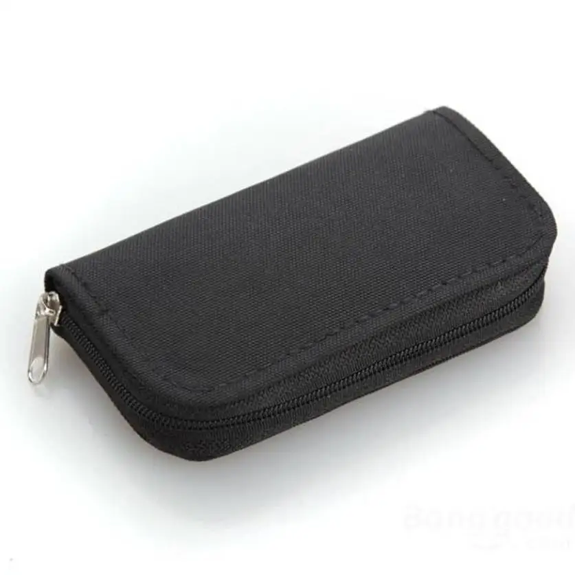 

Newest Memory Card Storage Wallet Case Bag Holder SD Micro Mini 22 Slots Camera Phone Levert Dropship dig639