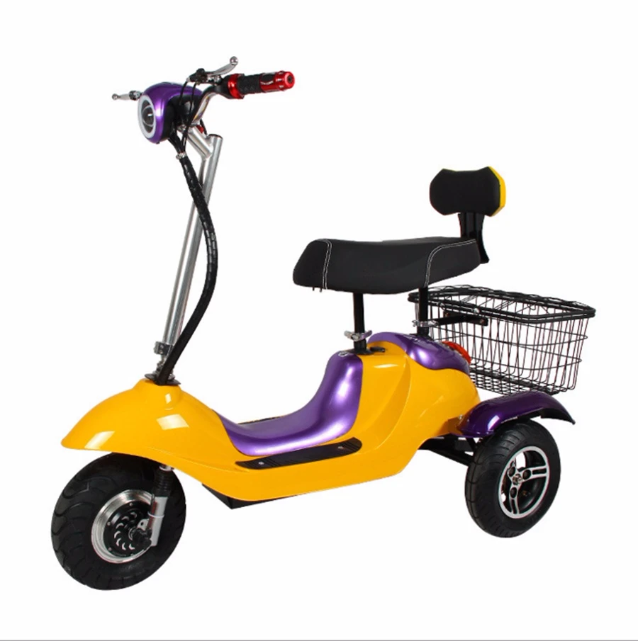 

Adults Electric Tricycle Citycoco Electric Scooter Electric bicycle Handicapped with Basket Three Wheel 48V 500W