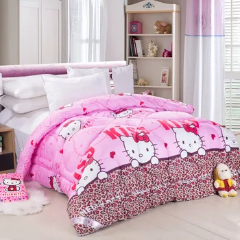 

UNIKEA Spring and autumn seasons quilts, multicolor printing style Comforter, polyester fiber filled, twin full queen size,2KG