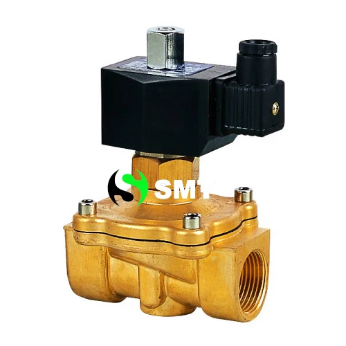 

free shipping 1.25" 1-1/4 Size DN40 Brass Electric Solenoid Valve Normal Open 2W350-35 NO water air oil diesel AC/DC 12V 24V