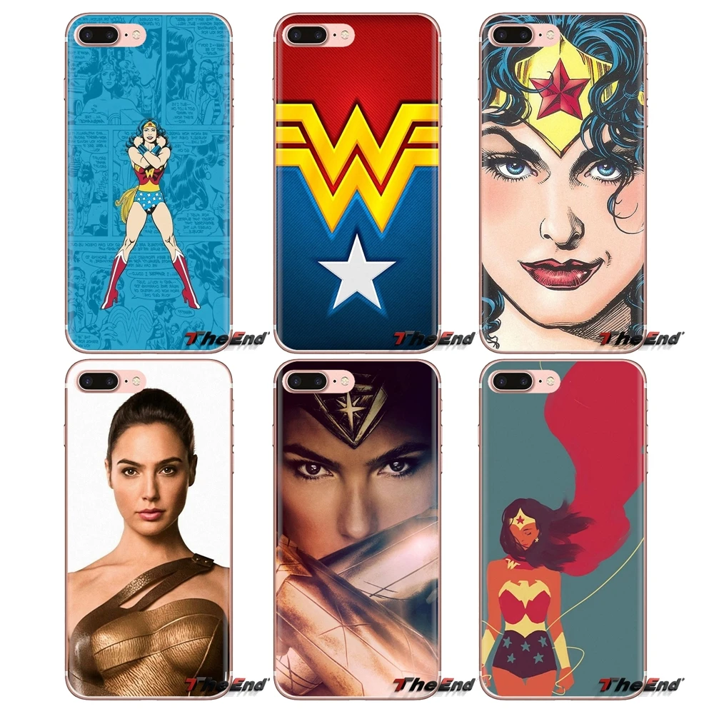 

Transparent Soft Shell Covers dc Wonder Woman For Huawei G7 G8 P7 P8 P9 P10 P20 P30 Lite Mini Pro P Smart Plus 2017 2018 2019