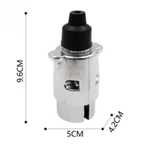 Фаркоп вилки европейский стандартный прицеп розетка алюминиевый сплав буксировочный протектор автомобиля прочный адаптер 12 в разъем Электрический 7 Pin