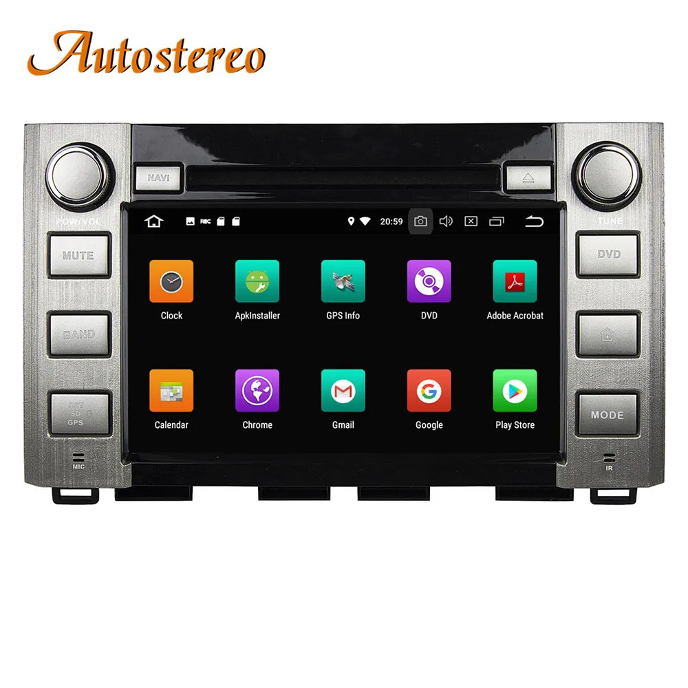 Discount Android 9 DPS Max 64GB Car GPS navigation For Toyota Tundra 14+ multimedia car NO DVD player headunit radio tape recorder stereo 3