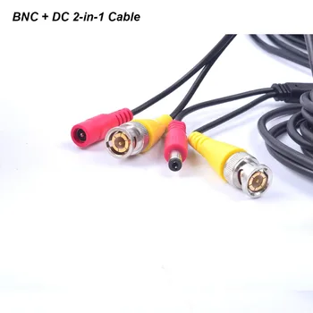 

32FT 10M Pre-made 2-in-1 BNC Video+Power DC Extension Cable for CCTV Security Camera Home Surveillance Closed-circuit TV System