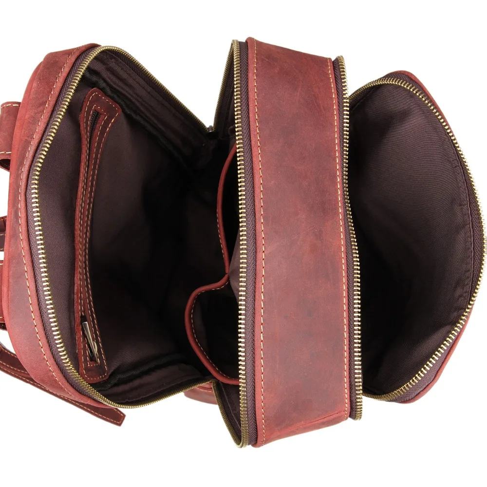 Jmd Für Laptop Vintage Leder Mädchen C008x Rucksack Coffee Schul Unisex rnqrCxBwY