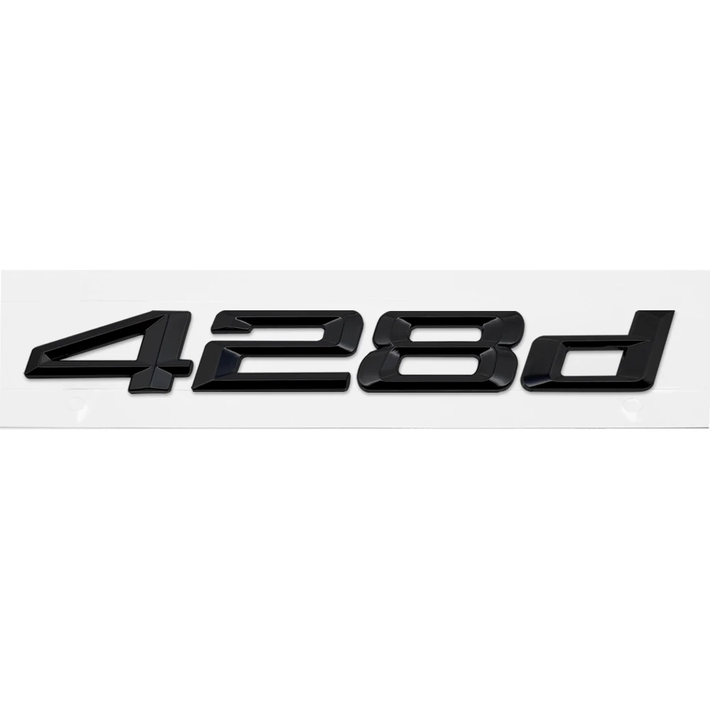 Автомобильный Стикеры для BMW 420d 428d 440d 4 серии X5 X4 E46 E49 E63 F07 F30 ABS задний эмблема номер