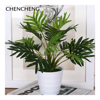 

CHENCHENG Fake Plant Branch Green Leaf Flower Artificial Plant without Pot Ivy Indoor Planting Home Hotel Office Decor