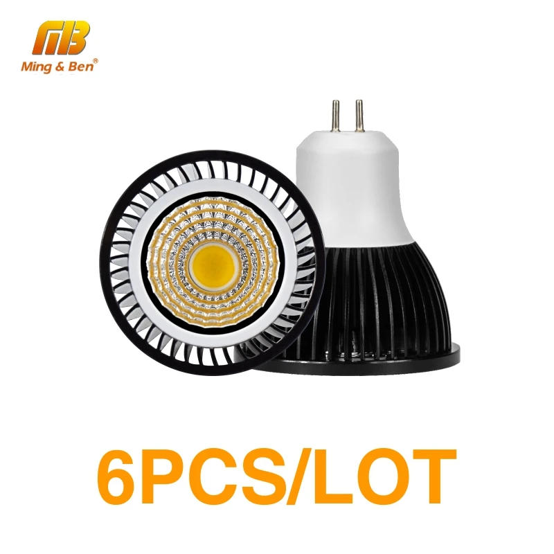 6 piezas bombilla LED espectro completo proyector GU10 MR16 E27 E14 día frío blanco cálido luz 220 V 240 V COB Chip para Downlight lámpara 6 piezas bombilla LED espectro completo proyector GU10 MR16 E27 E14 día frío blanco cálido luz 220 V 240 V COB Chip para Downlight lámpara
