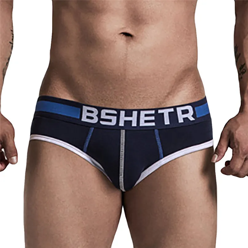 Breathable Boxer Brief Men's Soft Briefs Underpants Knickers Shorts Sexy Underwear swimming trunks #2H25 (32)