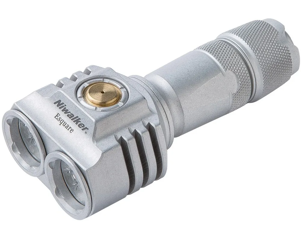 Niwalker 21700 Фонарик светодиодный маленький фонарик MM6S(eH) LT USB Перезаряжаемый Мини Кемпинг 5500 люменов Cree 6 WL серебристый легкий