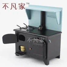 Кукольный домик 1/12 масштаб миниатюрные кухонные принадлежности печь