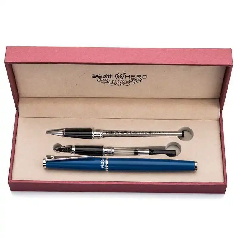 Hero 1088 Triad Suit Fountain Pen with F Nib EF Nib Roller Ball Pens