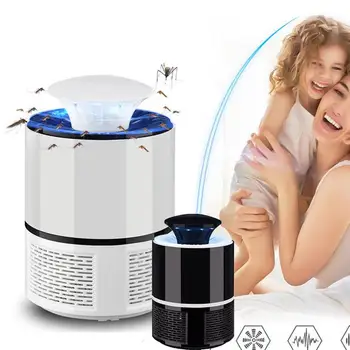 

2 Style USB Radiationless Electric Mosquito Killer Lamp Trap Photocatalysis Household Mute UV Night Light Lamp Anti Mosquito Bug