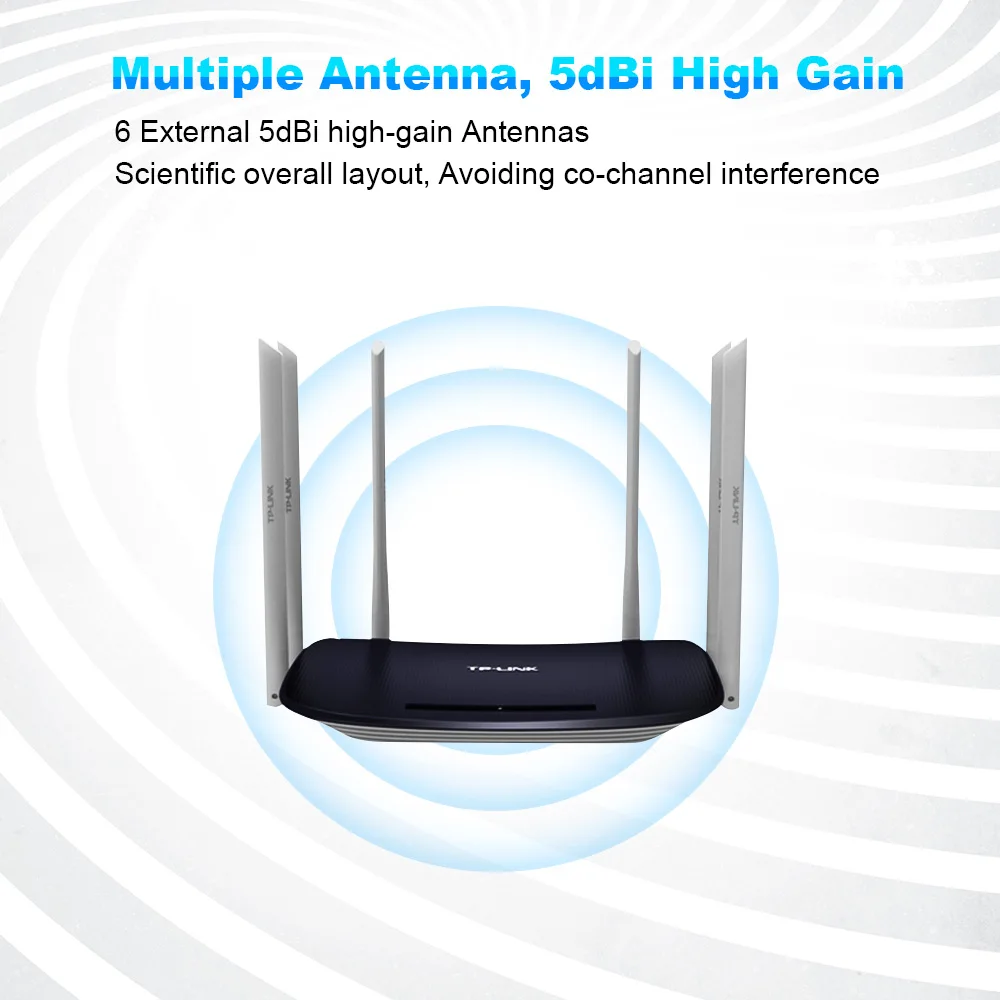TP LINK двухдиапазонный гигабитный маршрутизатор WDR7400 Беспроводной Wi Fi AC 2100 Мбит/с 2 4