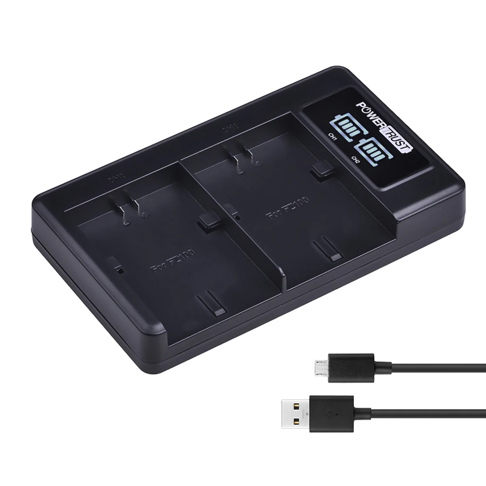 

1x NP-FZ100 NP FZ100 FZ100 LED Dual USB Battery Charger for Sony BC-QZ1 Alpha 9 A9 Alpha 9R A9R Alpha 9S Camera Batteries