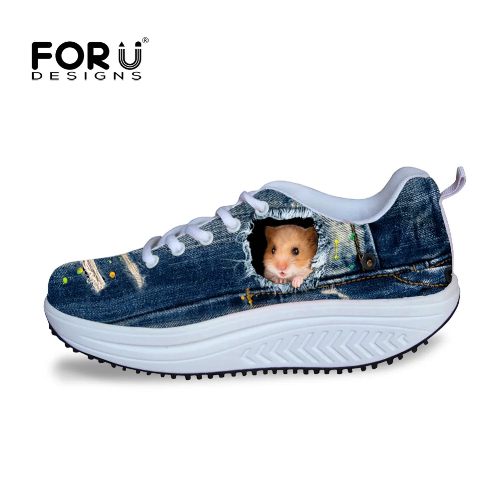 Height Increasing Swing Shoes Super Cute 3d Women Slimming Wedges