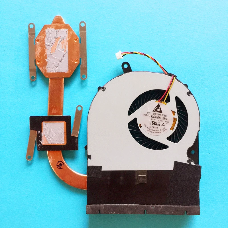 New notebook CPU fan heatsink radiator copper tube module module for Toshiba Satellite P50 P50-A P50T P55 P55T S50 S50D S50T S55