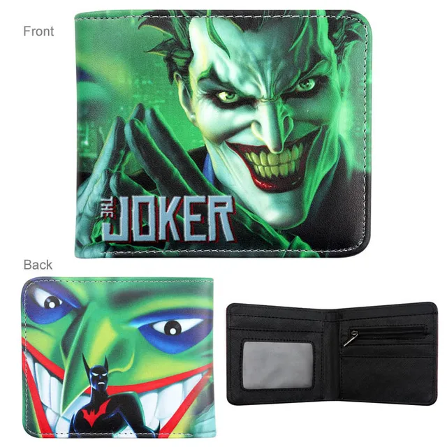 Comics Suicide Squad The Joker Wallet Mens Credit Card Holder Pursein