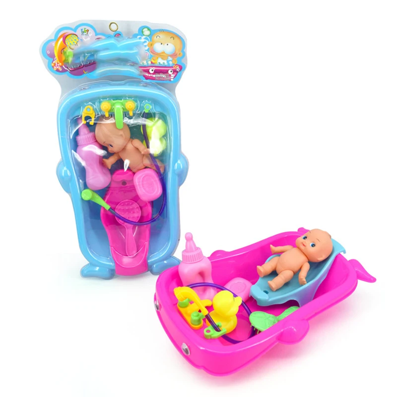 1 مجموعة استحم لعبة الأطفال diy التظاهر يستحم لعب دور الوالدين والطفل التفاعل لعبة أطفال ألعاب تعليمية للأطفال هدية